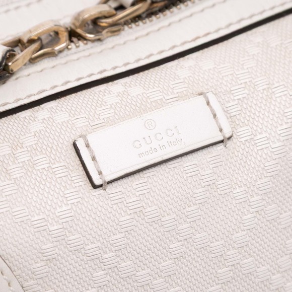 Pre-Loved Gucci Diamante Leather Boston Bag - Picture 5 of 12